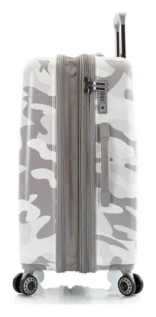 Heys White Camo M kufr + kosmetická taštička zdarma