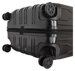 Heys Xtrak L Black kufr + kosmetická taštička zdarma