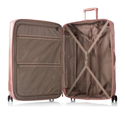 Heys Xtrak L Rose Gold kufr + kosmetická taštička zdarma