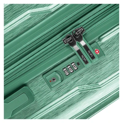 Heys Xtrak M Midnight green kufr + kosmetická taštička zdarma