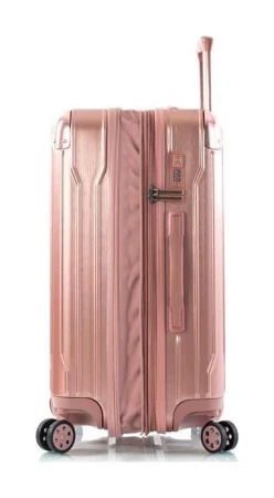 Heys Xtrak M Rose Gold kufr + kosmetická taštička zdarma