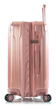 Heys Xtrak M Rose Gold kufr + kosmetická taštička zdarma