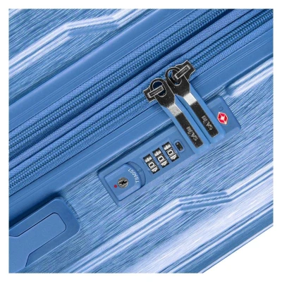 Heys Xtrak S Icy blue kufr + kosmetická taštička zdarma