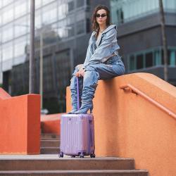 Heys Xtrak S Lavender kufor + kozmetická taštička zadarmo
