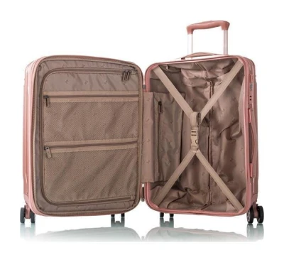 Heys Xtrak S Rose Gold kufr + kosmetická taštička zdarma