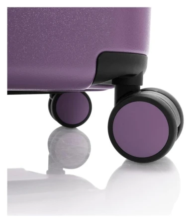 Heys Zen M Purple kufr + kosmetická taštička zdarma