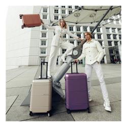 Heys Zen S Purple kufr + kosmetická taštička zdarma