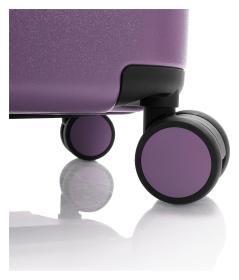 Heys Zen S Purple kufr + kosmetická taštička zdarma