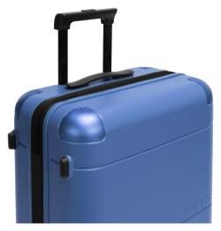 Heys Zen S Royal Blue kufr + kosmetická taštička zdarma