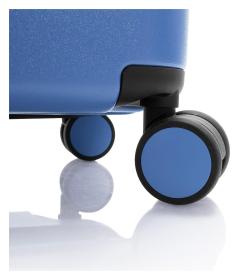 Heys Zen S Royal Blue kufr + kosmetická taštička zdarma