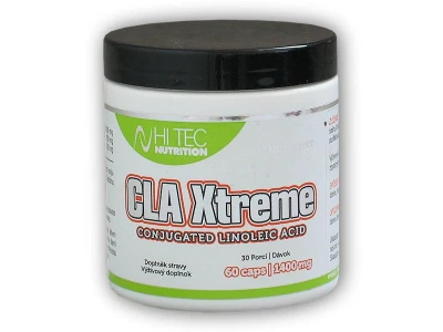 Hi Tec Nutrition CLA xtreme 1400mg 60 kapslí Hi Tec Nutrition CLA xtreme 1400mg 60 kapslí