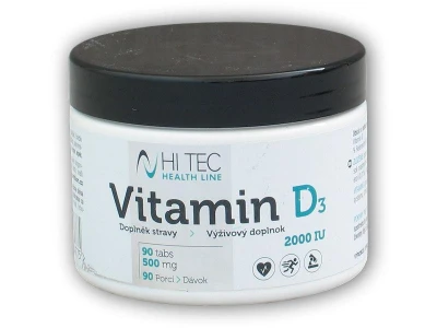 Hi Tec Nutrition Health Line Vitamín D3 2000IU 90 tablet Hi Tec Nutrition Health Line Vitamín D3 2000IU 90 tablet