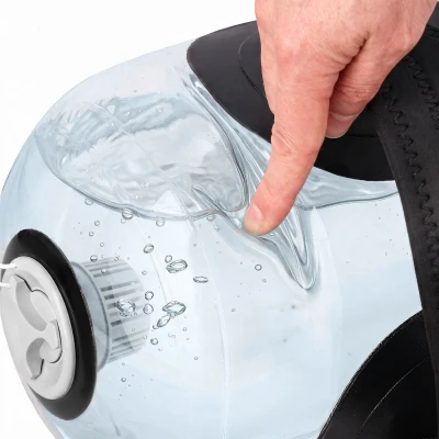 HMS Aqua WAB25 transparentní černý 1-25 kg vodní powerbag