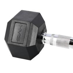 HMS Černá hexagonální jednoručka 10 kg