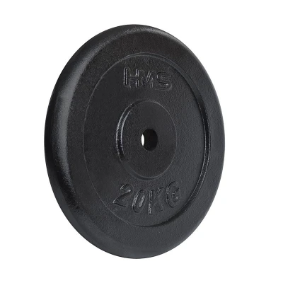 HMS Černý litinový kotouč 20 kg