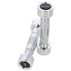 HMS Chromované činky CHD01 2 x 1 kg