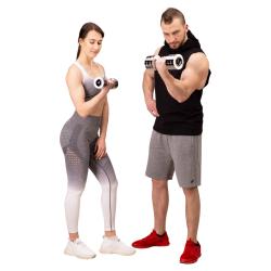 HMS Chromované činky CHD02 2 x 2 kg