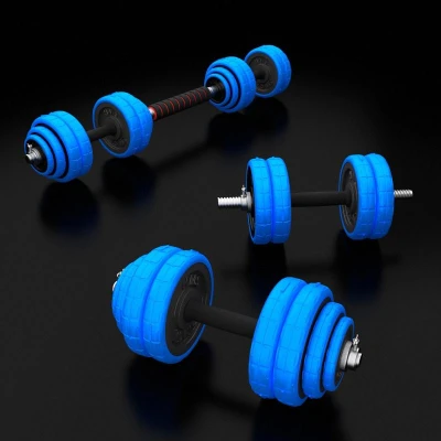 HMS Činkový set SGG30BAR 2x15 kg litina