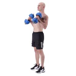 HMS Činkový set SGG30BAR 2x15 kg liatina