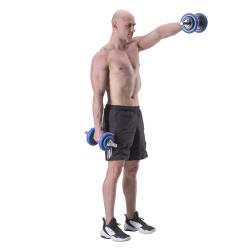 HMS Činkový set SGG30BAR 2x15 kg liatina