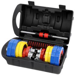 HMS Činkový set v kufru SKC20 2x10 kg