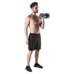 HMS Činkový set v kufru STC30 2x15 kg, chrom