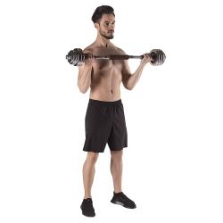 HMS Činkový set v kufru STC30 2x15 kg, chrom