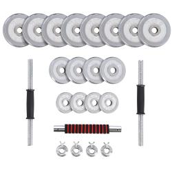 HMS Činkový set v kufru STC30 2x15 kg, chrom