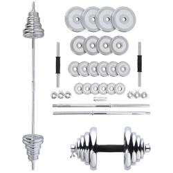 HMS Činkový set v kufru STC50 2x25 kg, chrom