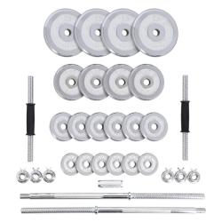 HMS Činkový set v kufru STC50 2x25 kg, chrom