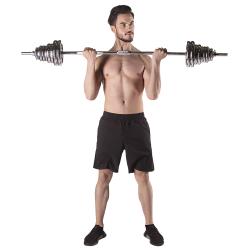 HMS Činkový set v kufru STC50 2x25 kg, chrom