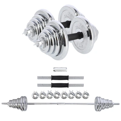 HMS Činkový set v kufru STC55 55 kg chrom