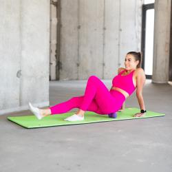 HMS Dvojitý masážní míč BLC02 fialový - Lacrosse Ball