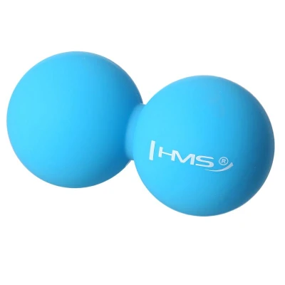 HMS Dvojitý masážní míč BLC02 modrý - Lacrosse Ball HMS Dvojitý masážní míč BLC02 modrý - Lacrosse Ball