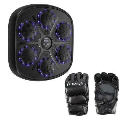 HMS Elektronický boxerský terč TB03 s LED, Bluetooth a rukavicemi (Music Boxing Machine)