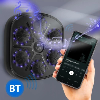 HMS Elektronický boxerský terč TB03 s LED, Bluetooth a rukavicemi (Music Boxing Machine)