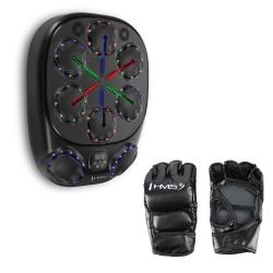 HMS Elektronický boxerský terč TB10 s LED, Bluetooth a rukavicami (Music Boxing Machine)