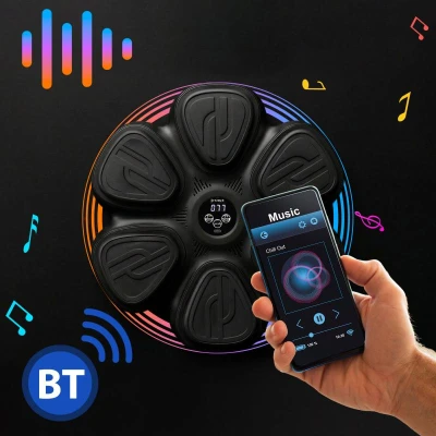 HMS Elektronický boxerský terč TB12 s LED, Bluetooth a rukavicemi (Music Boxing Machine)