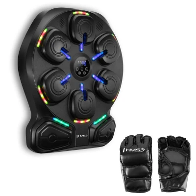 HMS Elektronický boxerský terč TB13 s LED, Bluetooth a rukavicemi (Music Boxing Machine) HMS Elektronický boxerský terč TB13 s LED, Bluetooth a rukavicemi (Music Boxing Machine)