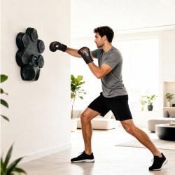 HMS Elektronický boxerský terč TB30 s LED, Bluetooth a rukavicemi (Music Boxing Machine)