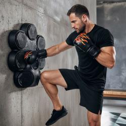 HMS Elektronický boxerský terč TB30 s LED, Bluetooth a rukavicemi (Music Boxing Machine)