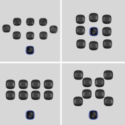 HMS Elektronický modulární boxerský terč TB05 s LED, Bluetooth a rukavicemi (Music Boxing Machine)