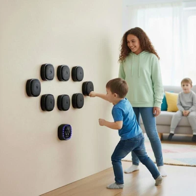 HMS Elektronický modulární boxerský terč TB05 s LED, Bluetooth a rukavicemi (Music Boxing Machine) (VÝPRODEJ)