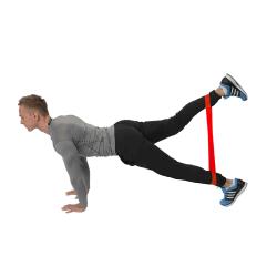 HMS Fitness guma GU04 červená