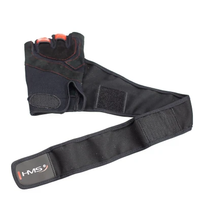HMS RST01 červené fitness rukavice