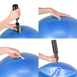 HMS Gymnastický míč YB01N 55 cm modrý