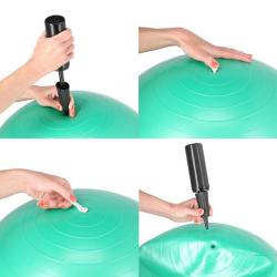 HMS Gymnastický míč YB01N 75 cm modrý (VÝPRODEJ)