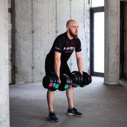 HMS Jednoručné, nakladacie činky SG40, 42 kg