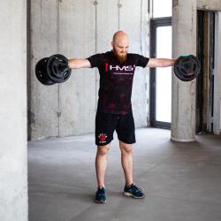 HMS Jednoručné, nakladacie činky SG40, 42 kg