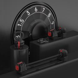 HMS Jednoručný / obojručný variabilný činka SGR18 PRO SET 3v1 40 kg